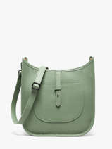 Cross Body Tas Caviar Leder Milano Groen caviar CA25068